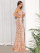 Missord Halter Neck Floor Length Sequin Prom Dress