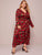 Plus Leopard Print Wrap A-line Dress