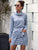 High Neck Pocket Side Belted Dress