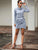 High Neck Pocket Side Belted Dress