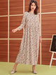 Ditsy Floral Frill Trim Smock Dress