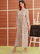 Ditsy Floral Frill Trim Smock Dress