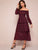 Chiffon Bardot Confetti Heart Frill Trim A-line Dress