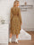 Leopard Print Split Hem A-line Dress