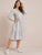 Solid V-Neck Babydoll Dress