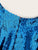 Ruffle Cuff Deep V-neck Sequin Dress