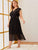 Plus Contrast Lace Sheer Mesh Dress