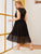 Plus Contrast Lace Sheer Mesh Dress