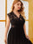 Plus Contrast Lace Sheer Mesh Dress