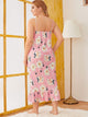 Plus Floral Print Cami Night Dress