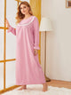 Plus Contrast Lace Night Dress