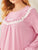 Plus Contrast Lace Night Dress