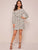 Dalmatian Print Self Tie A-line Dress
