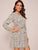 Dalmatian Print Self Tie A-line Dress