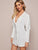 Button Front Leg-of-mutton Sleeve Dress