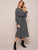 Ditsy Floral Print Ruffle Hem Shirt Dress