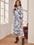 Landscape Print Button Through Belted Shirt Dress