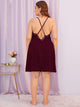 Plus Lace Trim Cami Night Dress