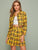 Plaid Button Front Crop Jacket & Skirt