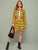 Plaid Button Front Crop Jacket & Skirt