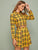 Plaid Button Front Crop Jacket & Skirt