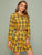 Plaid Button Front Crop Jacket & Skirt