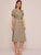 Solid Double Breasted Lapel Collar Shirt Dress