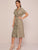 Solid Double Breasted Lapel Collar Shirt Dress