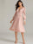 Premium High Waist Bishop Sleeve Satin Dress