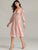 Premium High Waist Bishop Sleeve Satin Dress