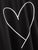Heart Print Top & Drawstring Waist Sweatpants Set