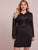Plus Striped Button Front Shirt Dress