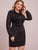 Plus Striped Button Front Shirt Dress