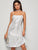 Contrast Sequin Metallic Cami Dress
