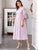 Contrast Lace Knot Cuff A-Line Dress