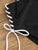 Two Tone Lace-up Side One Piece Swimwear