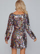 Sweetheart Neck Sequin Bodycon Dress