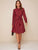 Button Front Gingham Belted Shirt Dress