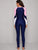 Colorblock Zipper Front Long Sleeve One Piece Swimwear