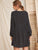 Polka Dot Print Button Up Dress