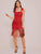Mesh Panel Ruched Tie Straps Bodycon Dress