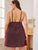 Plus Contrast Lace Glitter Dress