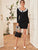 Contrast Panel Eyelet Embroidery Bodycon Dress