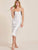 Contrast Lace Lettuce Trim Satin Cami Night Dress