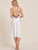 Contrast Lace Lettuce Trim Satin Cami Night Dress
