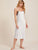 Contrast Lace Lettuce Trim Satin Cami Night Dress
