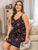 Plus Polka Dot & Floral Print Cami Night Dress