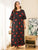 Plus Polka Dot & Floral Print Night Dress