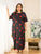 Plus Polka Dot & Floral Print Night Dress
