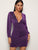 Deep Plunge Glitter Bodycon Dress